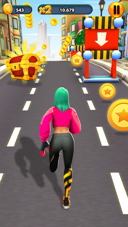 #8. Princess Runner: Subway Run 3D (Android) By: Meta Monster Action Game Town