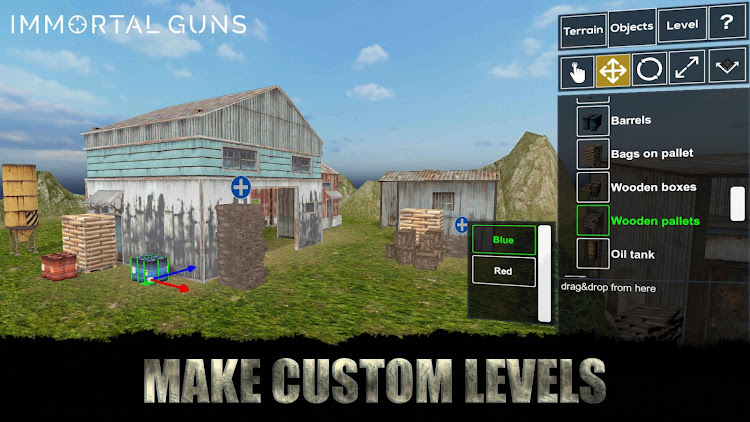 #3. Immortal Guns FPS Level Maker (Android) By: Mortar Tribe