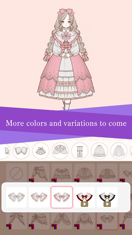 #2. Myriad dresses -Dress Create (Android) By: Inline planning Co., Ltd.