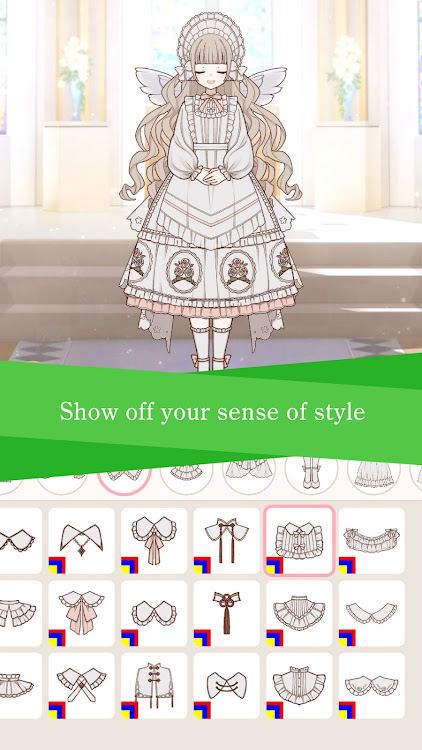 #4. Myriad dresses -Dress Create (Android) By: Inline planning Co., Ltd.