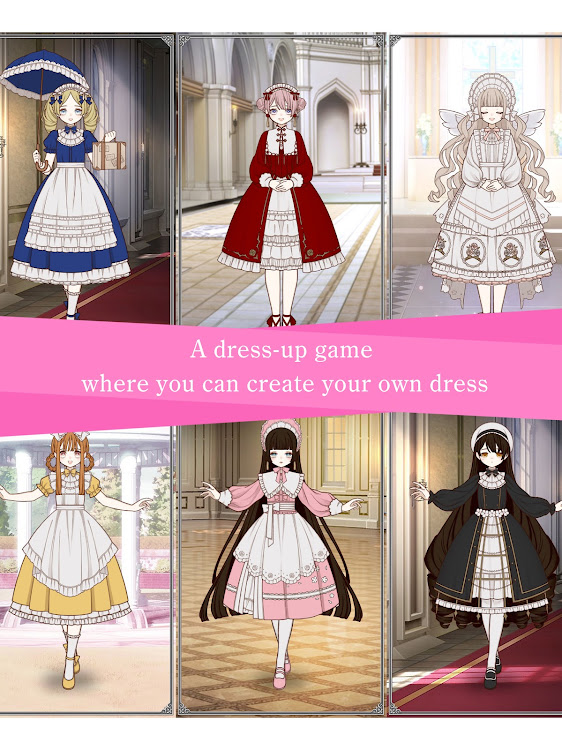 #5. Myriad dresses -Dress Create (Android) By: Inline planning Co., Ltd.