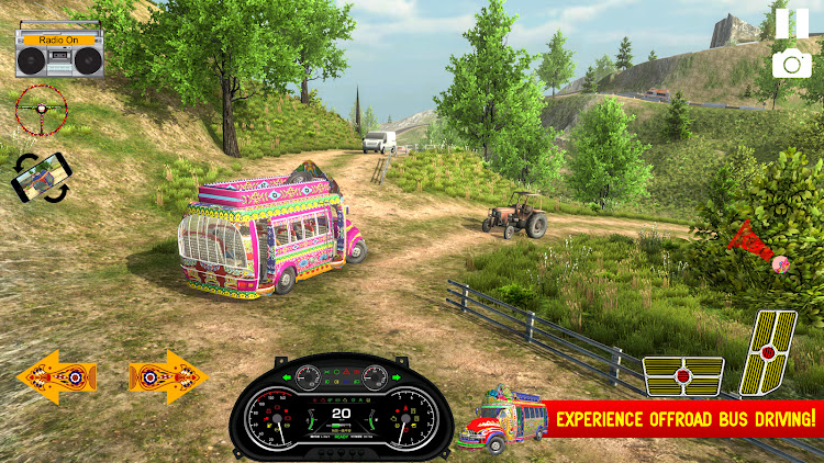 #4. Pak Bus Simulator: Bus Game (Android) By: Mir Studio