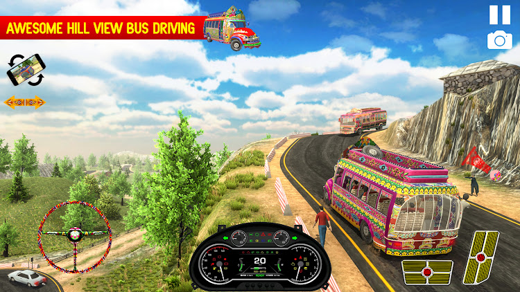 #10. Pak Bus Simulator: Bus Game (Android) By: Mir Studio