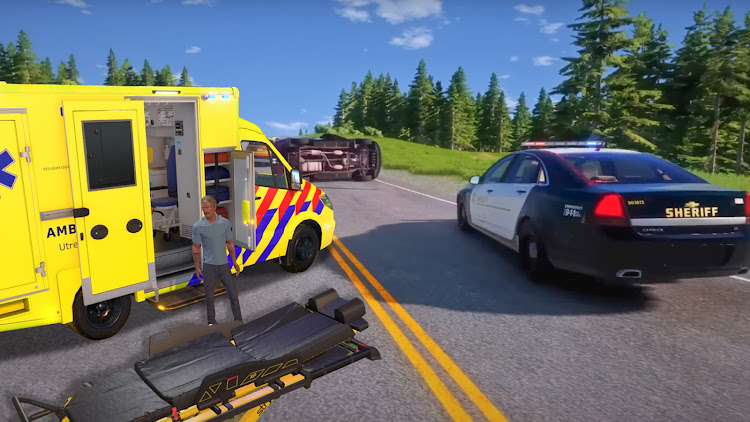 #2. Ambulance Rescue 911 Emergency (Android) By: Madmax games