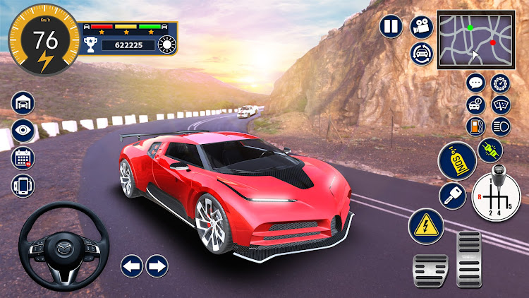 #5. Super Car Games 3D Simulator (Android) By: Trioz Studio