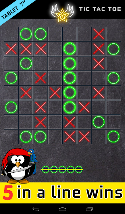 #7. Tic Tac Toe Online puzzle xo (Android) By: AlmaTime Brain Games