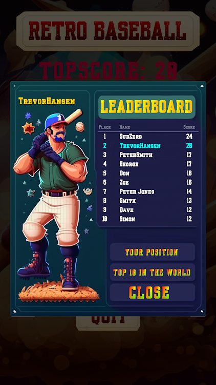 #3. Retro Baseball (Android) By: TnTGameWorks