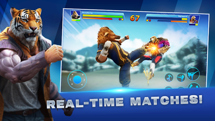 #4. Animals Arena: Fighting Games (Android) By: Supercode Games