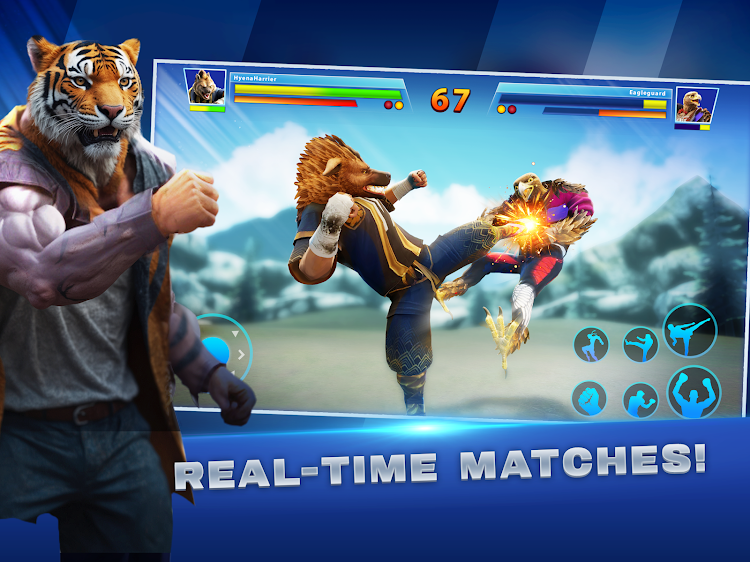 #10. Animals Arena: Fighting Games (Android) By: Supercode Games