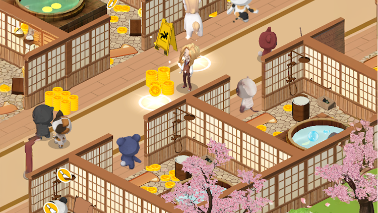 #8. Kawaii Hot Spring: Idle Tycoon (Android) By: Imba Global