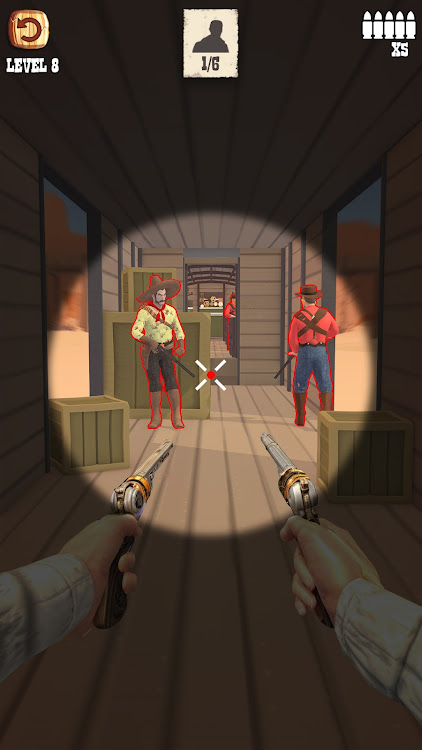 #3. West Shooting Cowboy Games (Android) By: Rebel Actions