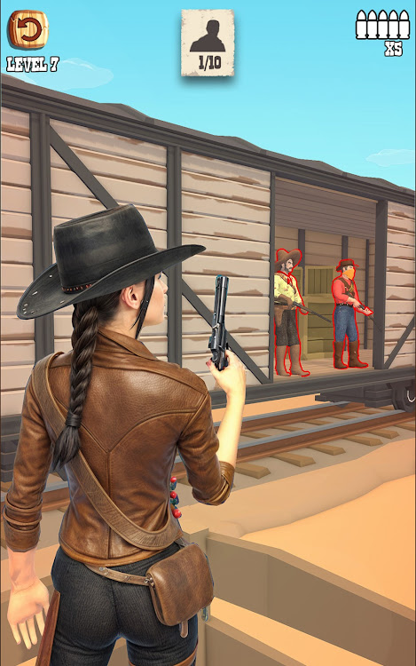 #6. West Shooting Cowboy Games (Android) By: Rebel Actions