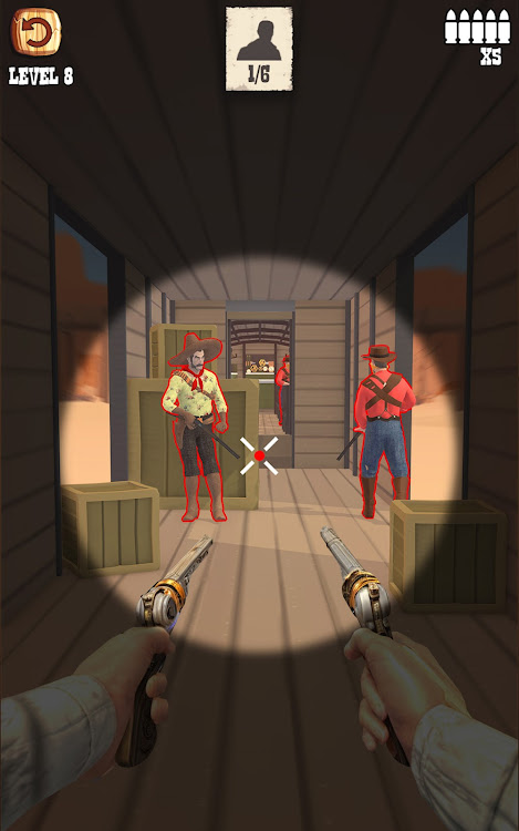 #7. West Shooting Cowboy Games (Android) By: Rebel Actions