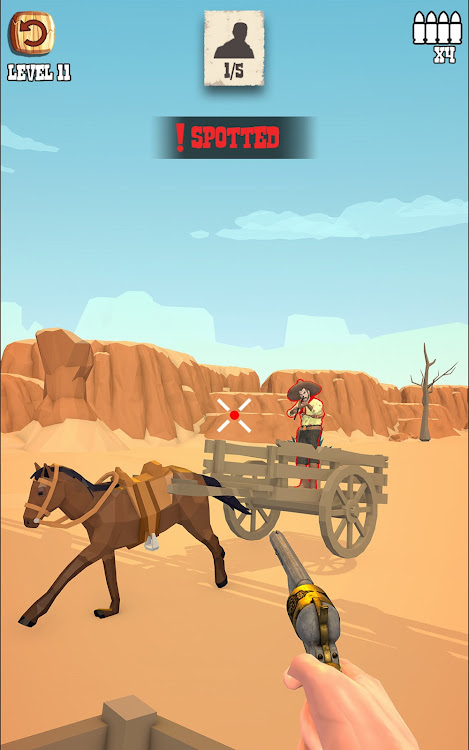 #8. West Shooting Cowboy Games (Android) By: Rebel Actions