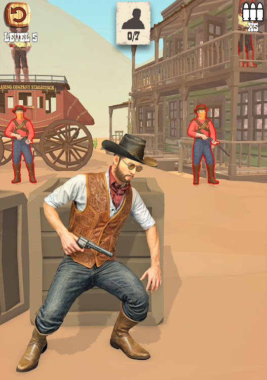 #9. West Shooting Cowboy Games (Android) By: Rebel Actions