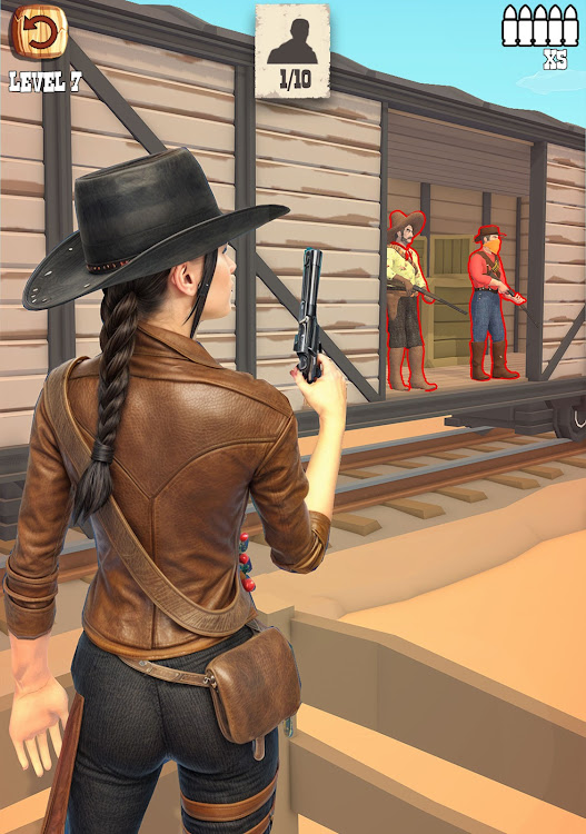 #10. West Shooting Cowboy Games (Android) By: Rebel Actions