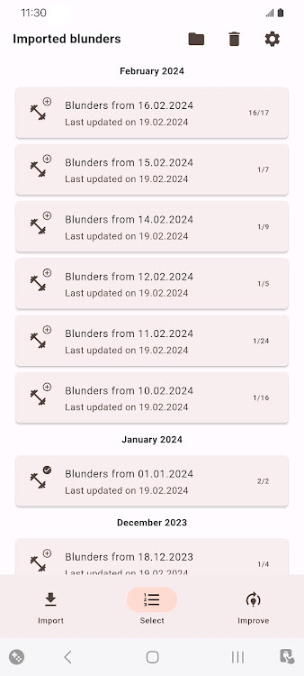 #6. Chess Blunder Trainer (Android) By: Mercutio1243