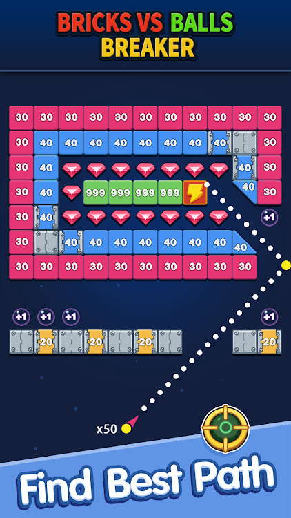 #9. Bricks vs Balls Breaker (Android) By: Bricks Ball Games