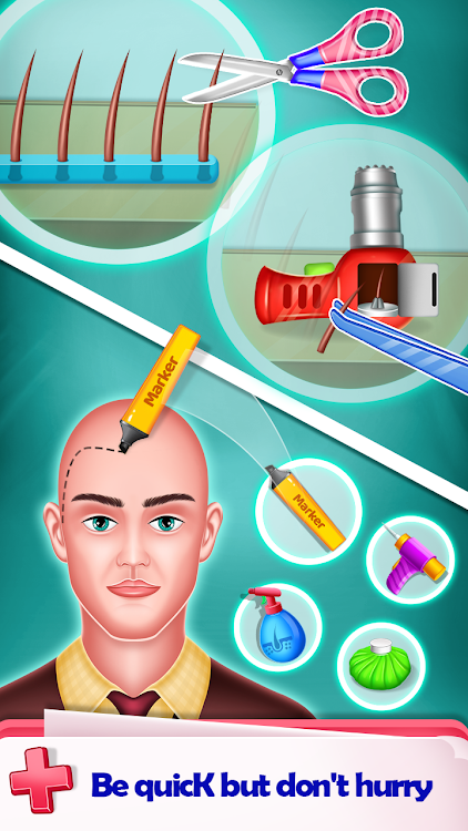 #6. Hair Transplant Surgery (Android) By: AKKI GAMES