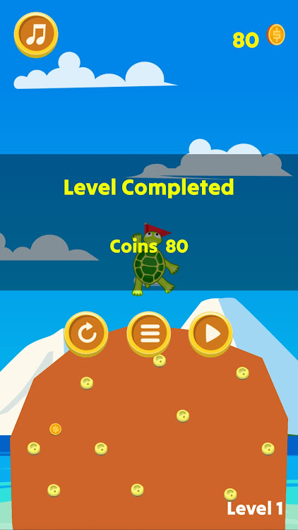 #5. Climbing Turtle (Android) By: Tuga Studios