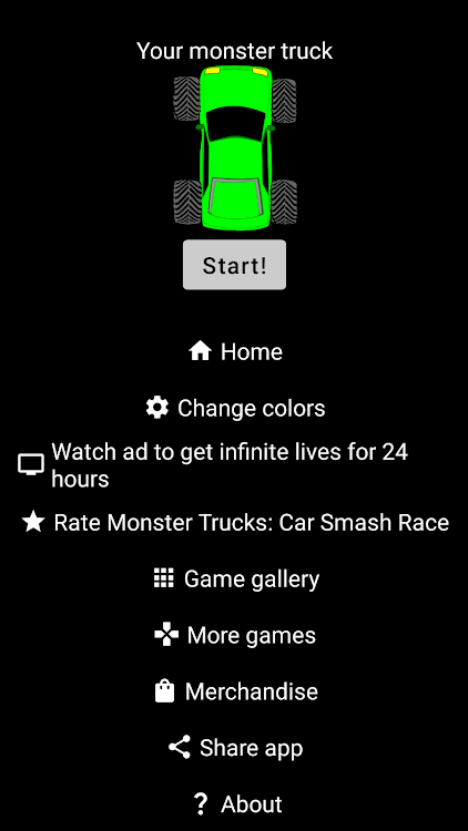 #2. Monster Trucks: Car Smash Race (Android) By: DegerGames