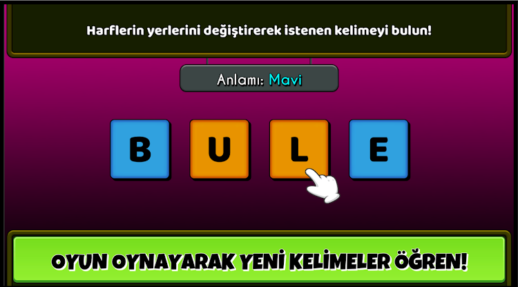 #2. İngilizce Kelime Oyunu (Android) By: Gusta Gaming