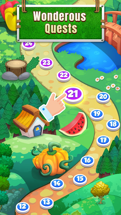 #5. Farm Flowers Coin Party Dozer (Android) By: Mindstorm Studios