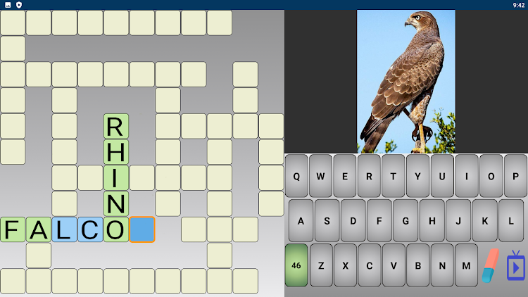 #10. Crossword With Pictures (Android) By: Radvent Solutions