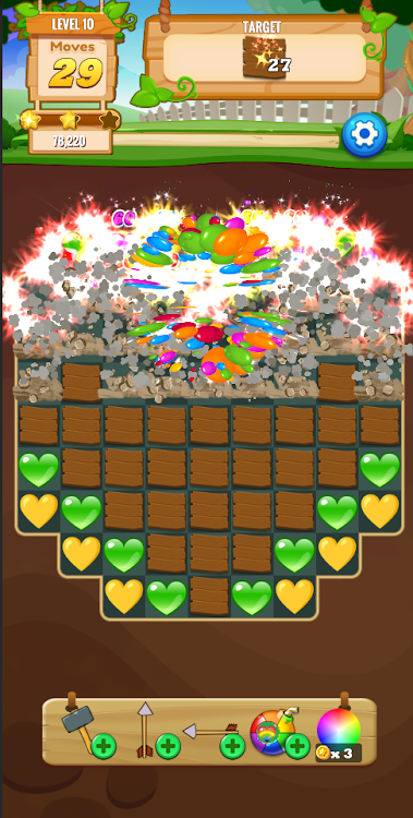 #7. Candy Rainbow: Match 3 relax (Android) By: Magic Pulse