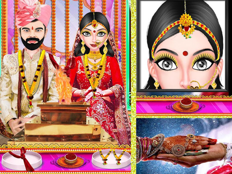 #2. Indian Royal Wedding Beauty (Android) By: Wedding Games