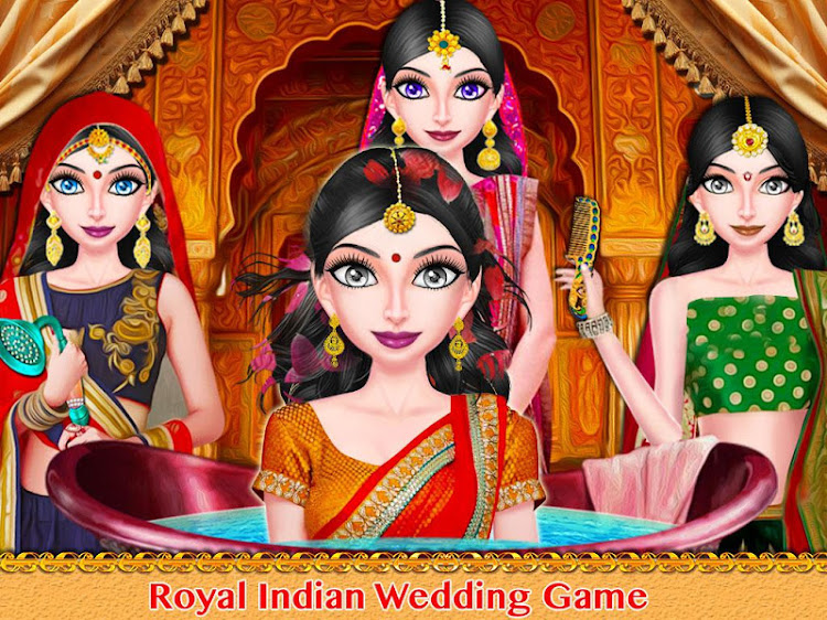 #3. Indian Royal Wedding Beauty (Android) By: Wedding Games