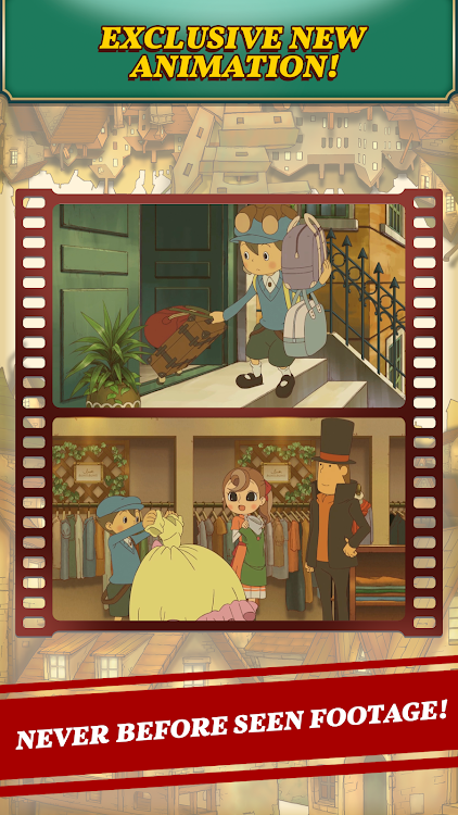 #4. Layton: Curious Village in HD (Android) By: LEVEL-5 Inc.