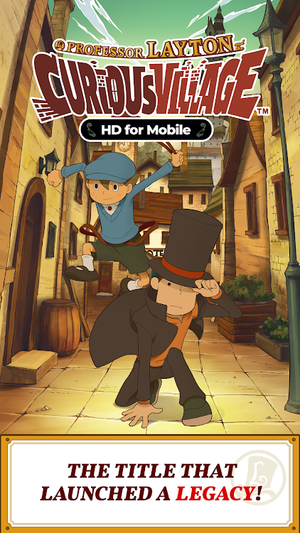 #7. Layton: Curious Village in HD (Android) By: LEVEL-5 Inc.