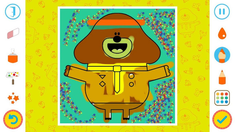 #8. Hey Duggee Coloring (Android) By: BBC Studios Distribution Ltd.