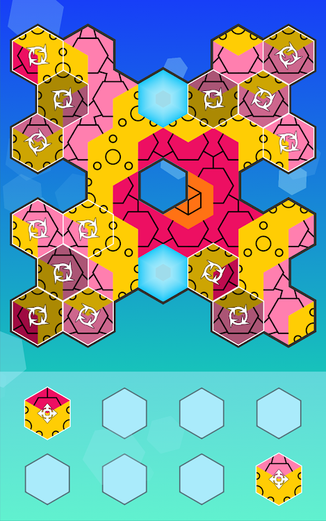 #4. Aurora Hex - Pattern Puzzles (Android) By: Final Game Studio