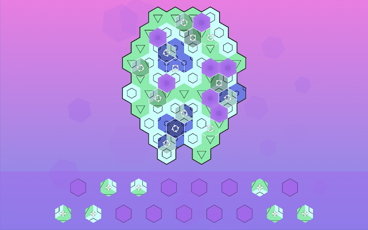 #7. Aurora Hex - Pattern Puzzles (Android) By: Final Game Studio