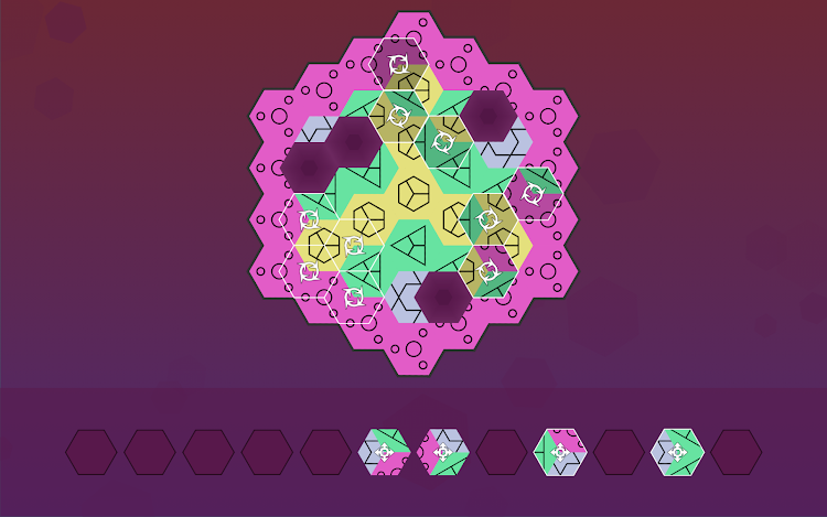 #8. Aurora Hex - Pattern Puzzles (Android) By: Final Game Studio