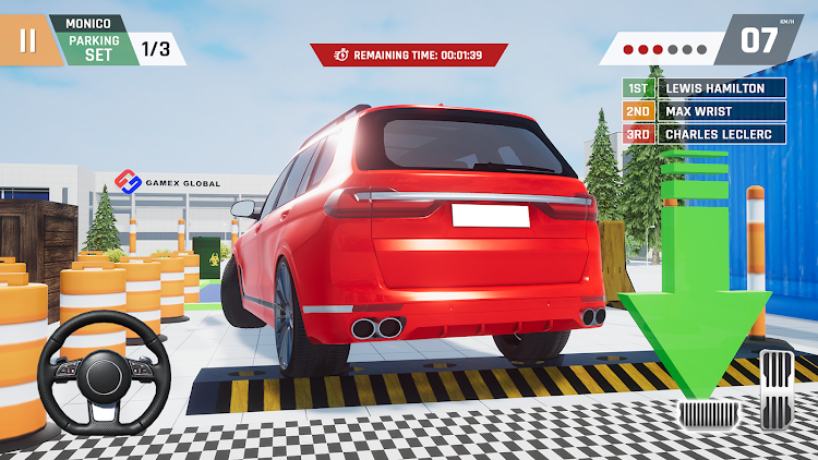 #4. Car Parking 3D : Parking Games (Android) By: Gamex Global