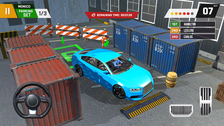 #5. Car Parking 3D : Parking Games (Android) By: Gamex Global