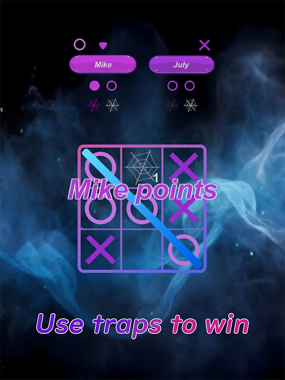 #7. Trap Tic-Tac-Toe (Android) By: TakumaTakahashi