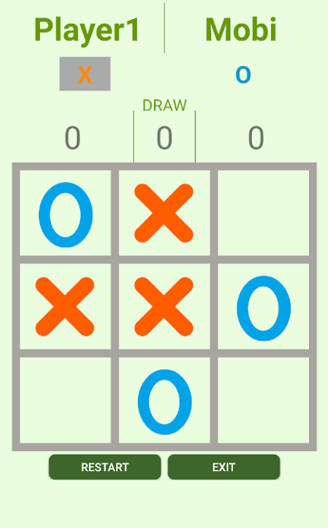 #6. TicTacToe Game (Android) By: MobiSys