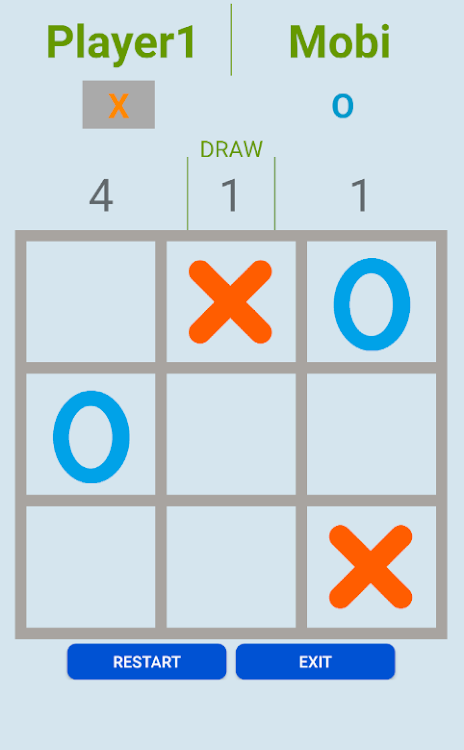 #8. TicTacToe Game (Android) By: MobiSys