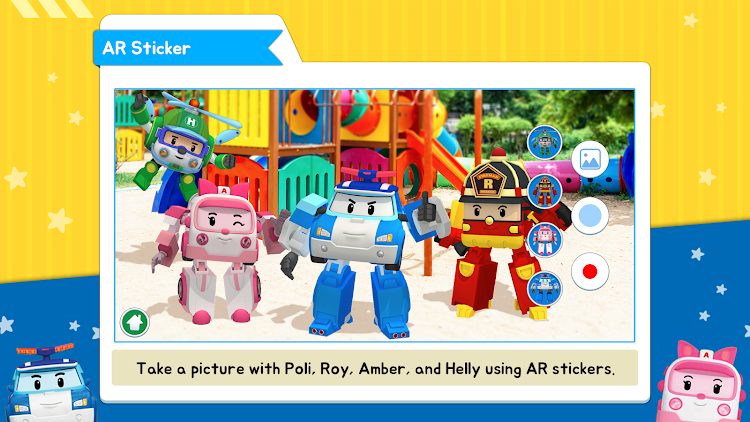 #8. Robocar Poli World AR (Android) By: Anipen Inc.