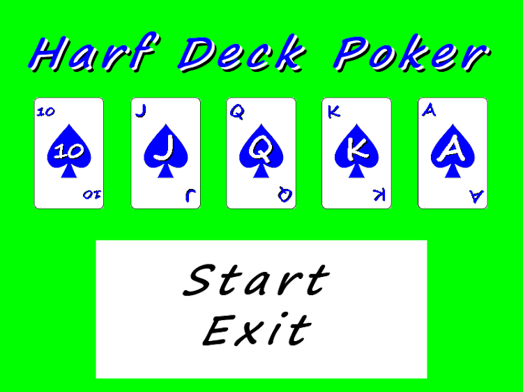 #7. Harf Deck Poker (Android) By: スフィアネット