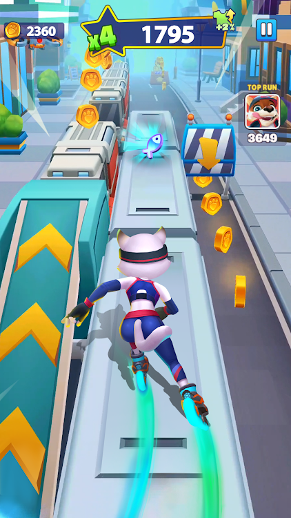 #10. Runner Heroes: Endless Skating (Android) By: IVYGAMES