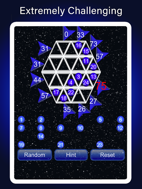 #5. Magic Hexagon - Mental Math (Android) By: Smarter Apps and Brain Games