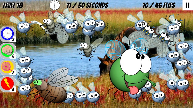 #4. Flies, fly away! (Android) By: YLMiniGames