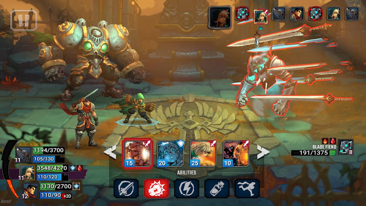 #5. Battle Chasers: Nightwar (Android) By: HandyGames