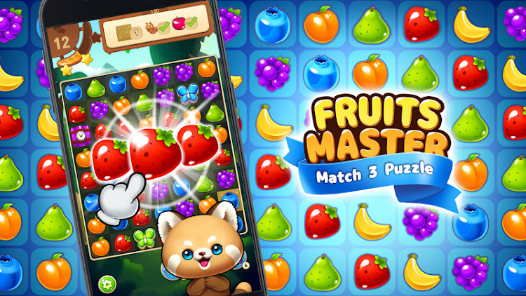 #3. Fruits Master - Match 3 (Android) By: SUPERBOX Inc