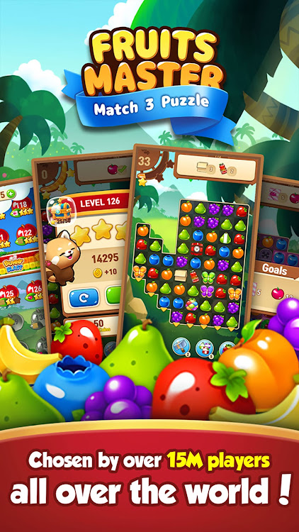 #5. Fruits Master - Match 3 (Android) By: SUPERBOX Inc